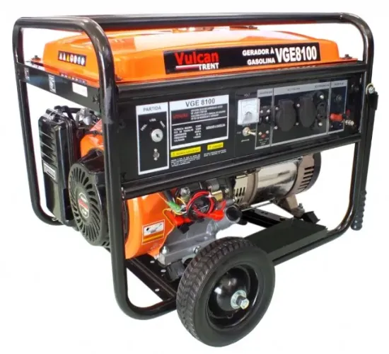 Gerador a Gasolina 4T 420cc 6,5Kva Bivolt VGE8100 Vulcan
