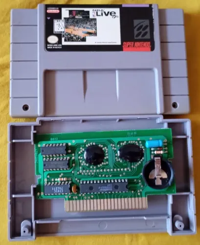 Cartucho Super Nintendo NBA Live 96 Paralelo Chipado