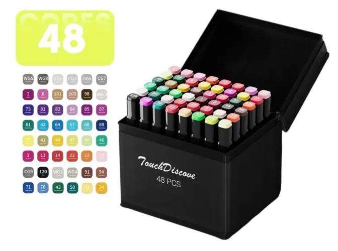 CANETAS COLOR TOUCH - 48 PEÇAS