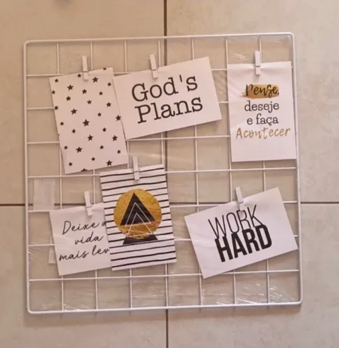 Painel pendurativo Decorativo com Frases Motivacionais