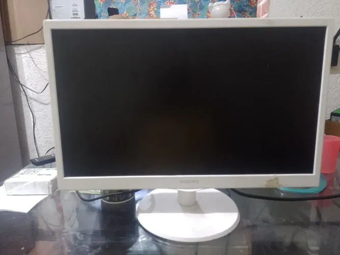 Monitor 21,5 pol. Philips 223V5LHSW2/57 LCD Full HD VGA HDMI Branco