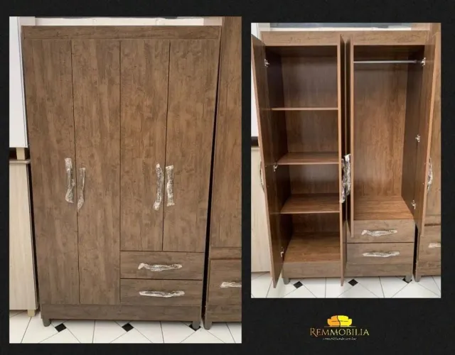 ROUPEIRO GUARDA ROUPA NOVO - ENTREGAMOS MONTADO