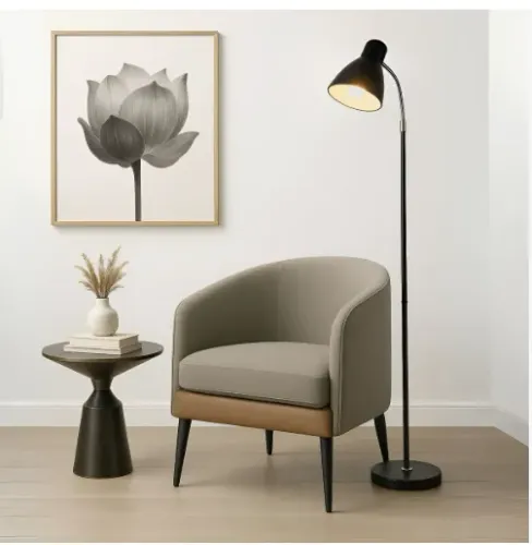 Luminária De Chão Abajur Articulada Flexive Pedestal De Piso