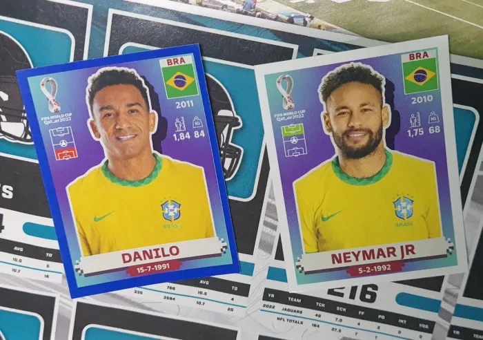 Figurinhas Copa Borda Branca - Neymar Jr