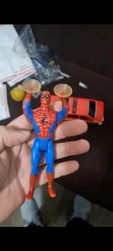 Boneco Spider-Man com ventosas - Anos 90