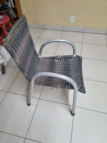 Cadeira de Alumínio.