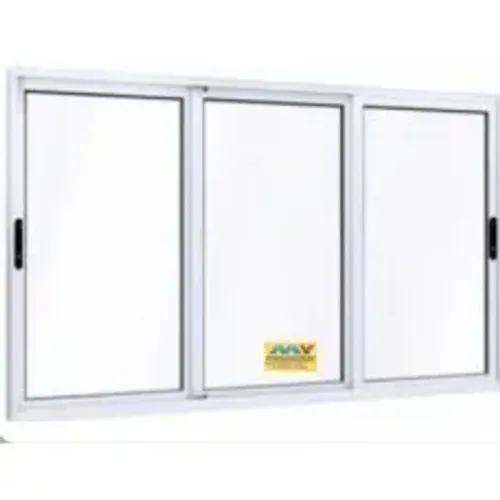 VITRO DE CORRER 3 FOLHAS MOVEIS SEM GRADE - LINHA PREMIUM 100 X 120
