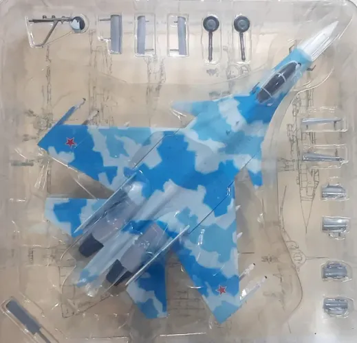 MODELO COLEÇÃO PLANETA DEAGOSTINI SU-35 FORÇA AÉREA DA RUSSIA ESCALA 1/72