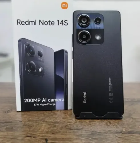 Celular redmi note 14s 256gb/8gb de ram Versão Global Preto Entregamos Gratis R$1499,00