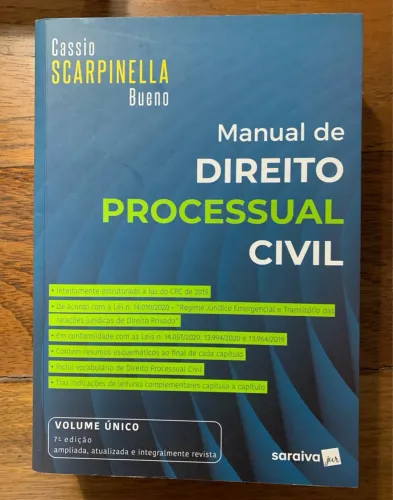 Livro Manual de Direito Processual Civil: Cássio Scarpinella (2021)
