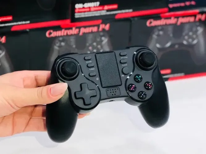 Controle Knup Dualshock Sem Fio On-gm017 Compatível Com Note