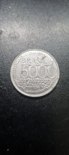 Moeda antiga 1992 5000 cruzeiros