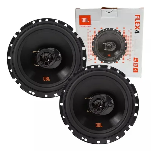 Par de Alto Falantes Triaxial 4 5 ou 6 Polegadas 4 Ohms 110W RMS