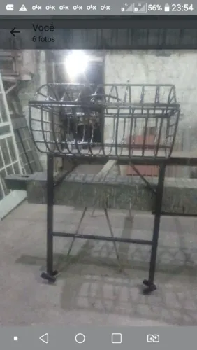 Lixeira grande vao fechado nova