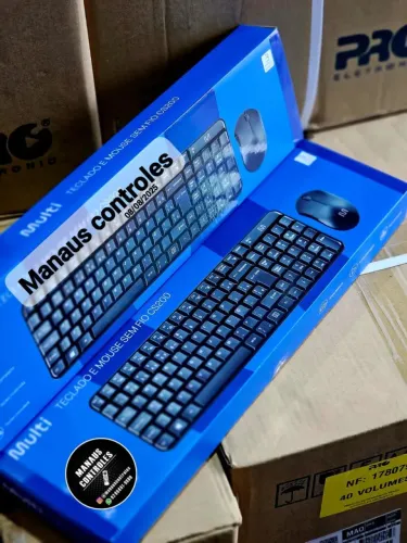 Teclado e mouse sem fio 