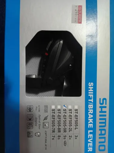 Manete de freio e marchas shimano stef505-9r lado direito