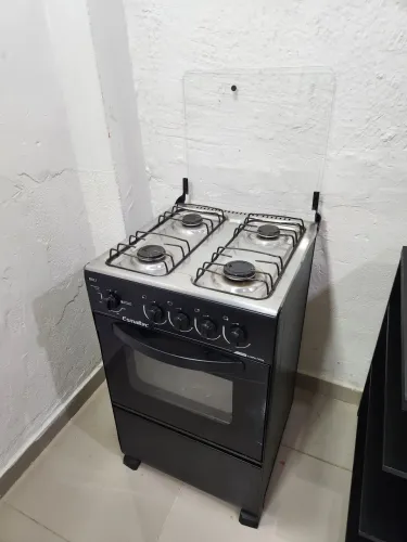 Fogão Esmaltec 4 bocas preto