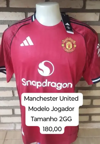 Camisa Manchester United modelo jogador