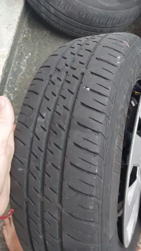 Vendo 4 rodas de ferro 14 com pneus muito bons 