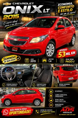 Chevrolet Onix Hatch LT 1.4 8V Flex Power Mec. 4P 2015