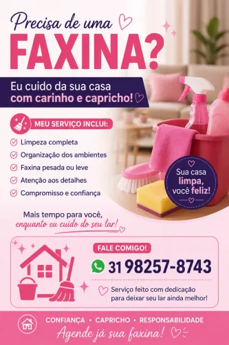 Faço faxina