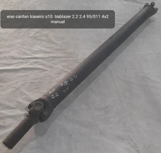 Eixo Cardan traseiro S10 Trailblazer 2.2 2.4 95 a 2011 manual original 