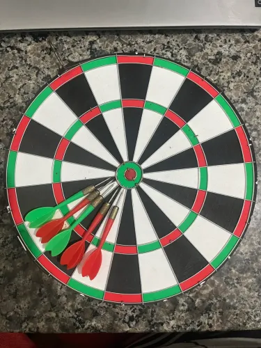 Tiro ao alvo 31cm | Dupla face | +5 dardos