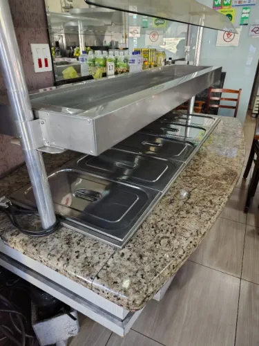 Buffet Frilux RF 130 quente e frio conjugado