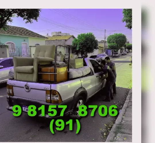 Frete Rápido Barato em Belém e Ananindeua André (91) 9.8157+8706 Ligue Agora!