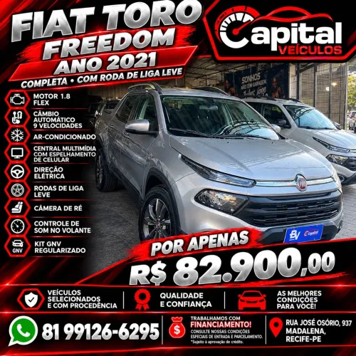 Fiat Toro Freedom 1.8 16V Flex Aut. 2021