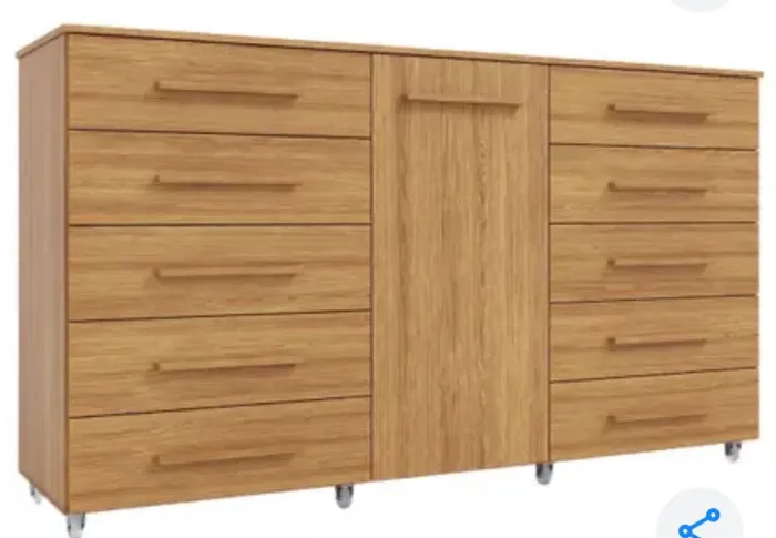 Cômoda Grande Com 10 Gavetas Nova