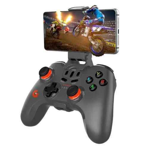 Controle Gamer Bluetooth Illusion Light Geonav PC PS3 Switch PS4 PC IOS