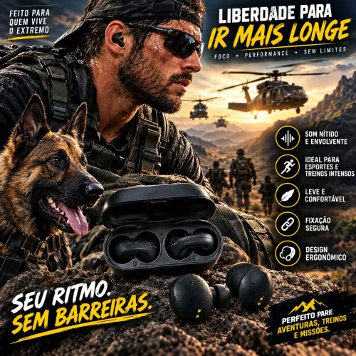Fones tws super confortável para atividades fisicas
