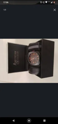 Relógio Masculino American Exchange Novo com 02 pulseiras acionais