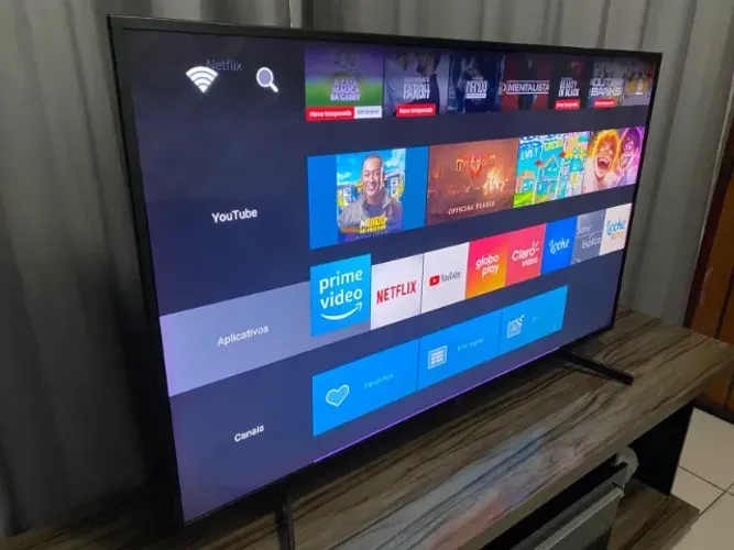 SMART TV - SONY 55" 4k UHD HDR LED - com CONTROLE ORIGINAL - 100%