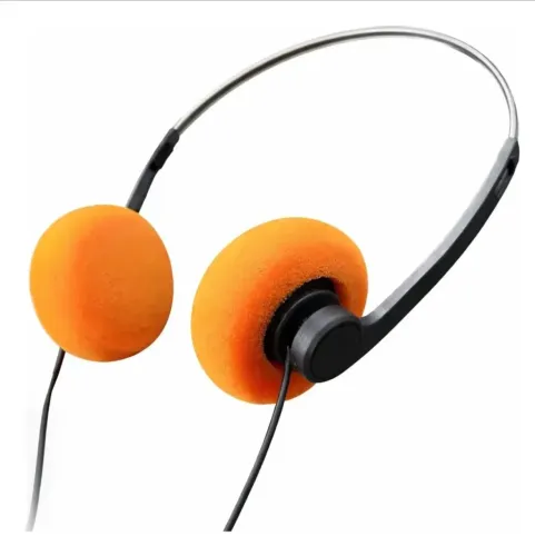 Fone Ouvido C/ Fio P2 Vintage Retrô Anos 80 Walkman Espuma