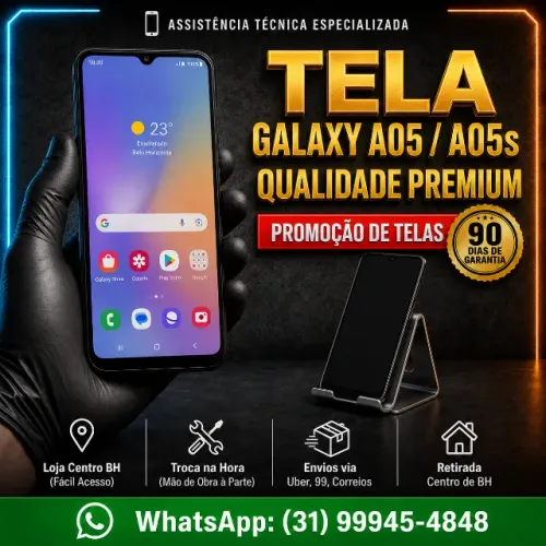 Tela Samsung Galaxy A05 / A05s ? Melhor Qualidade do Mercado!