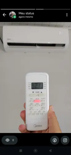 Ar condicionado 12000 Btu invert 220v R$1.900,00