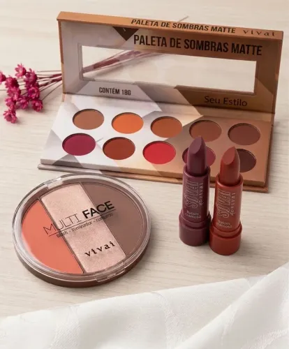 kit com lindas cores para realçar sua beleza