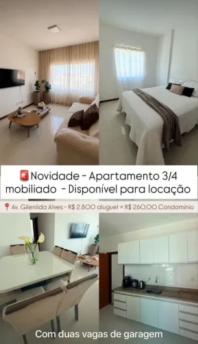 APARTAMENTO MOBILIADO 