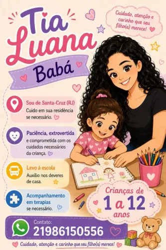 Me ofereço como babá 