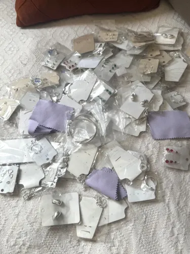 Kit com 100 Semijóias banhadas a prata PREÇO DE FABRICA
