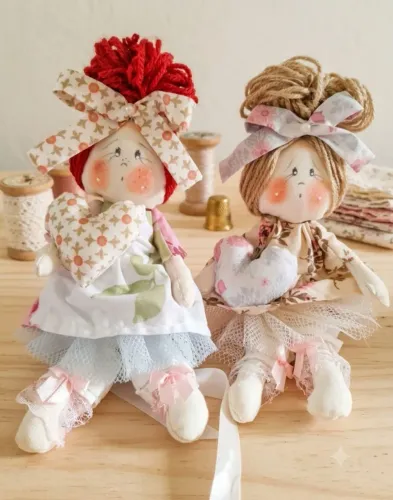 Boneca Mimi, bonecas de pano