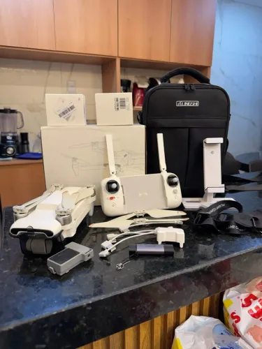 Drone Fimi X8 TeleMax completo com bolsa, módulo 4g e dispenser para cargas