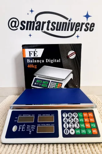 Balança Digital 40Kg Novinha Padaria Peixaria Sacolão Mercadinho 