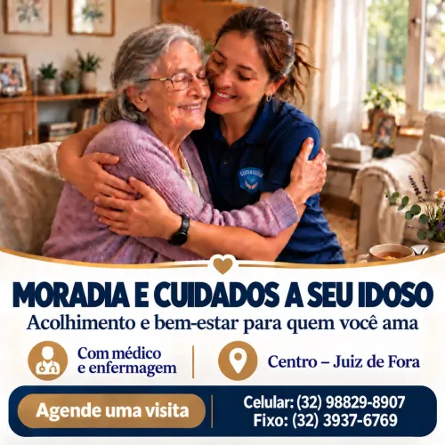 Moradia e cuidados ao seu idoso ligue e confira 32 3937-6769
