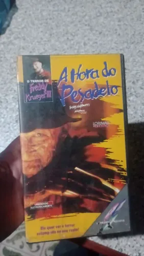 Fita VHS ORIGINAL A Hora Do Pesadelo 3 Raridade 