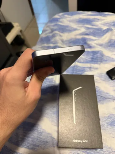 S25+, 256gb, azul, ainda na garantia