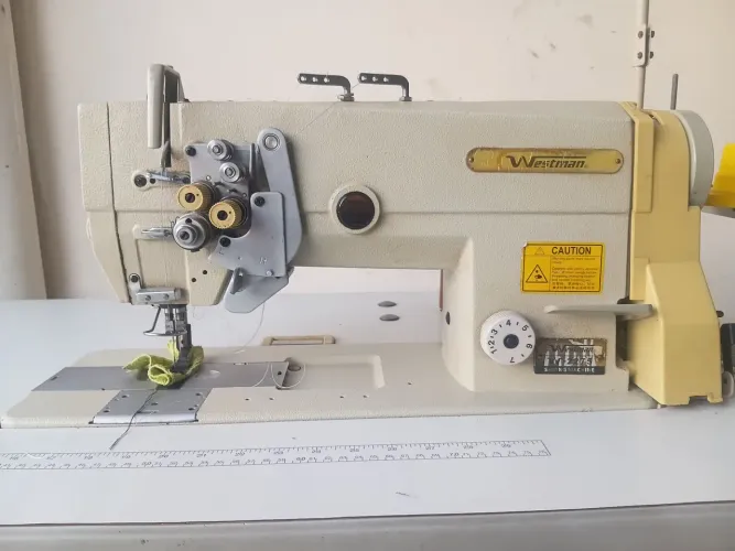 Máquina de costura industrial costura dupla