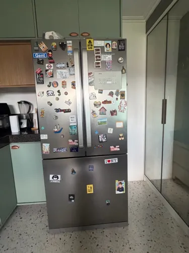 Geladeira French door Brastemp 
